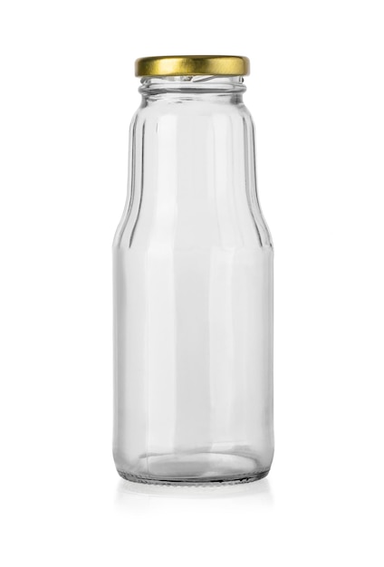 Glass bottle isolated