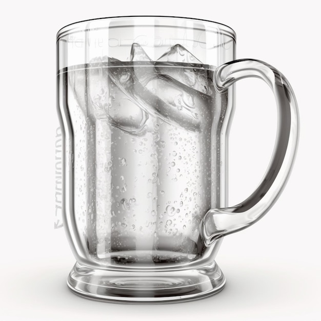 glass cup mockup