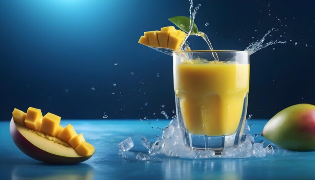 A Glass of Delicious Mango Juice