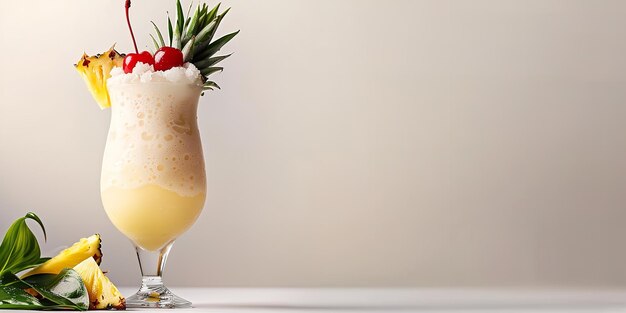 a glass of fruit cocktail with a strawberries and a strawberries in it