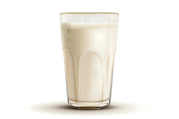 Glass of Milk Illustration