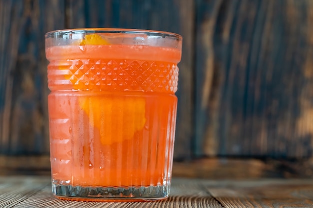 A glass of Orange Blossom Cocktail