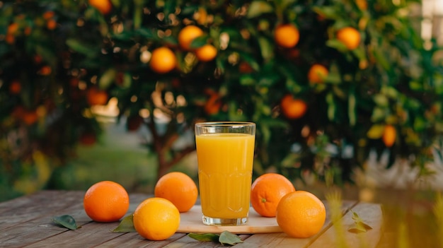 a glass of orange juice next to a glass of orange juice