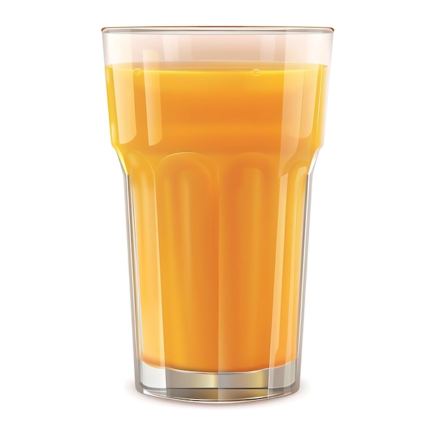 Glass of Orange Juice Illustration