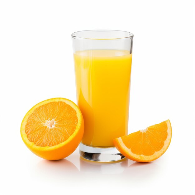 Glass of orange juice