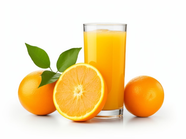 Glass of orange juice