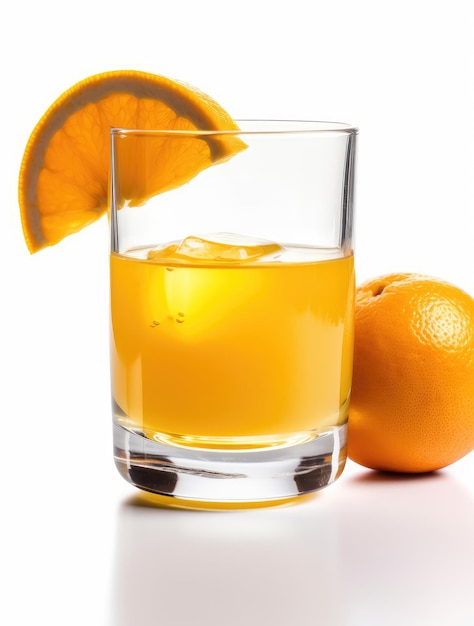 Glass of orange juice