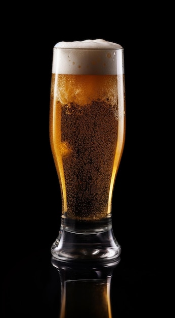 glass with beer