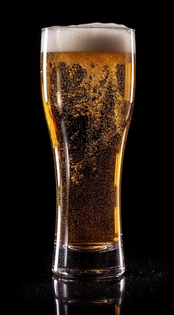 glass with beer