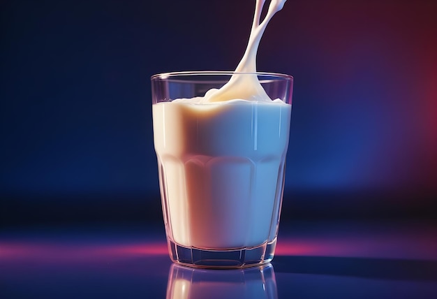 a glass with a liquid being poured into it