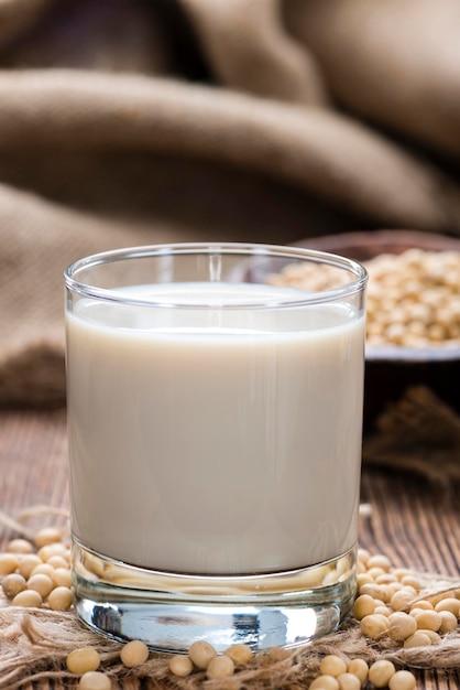 Glass with Soy Milk