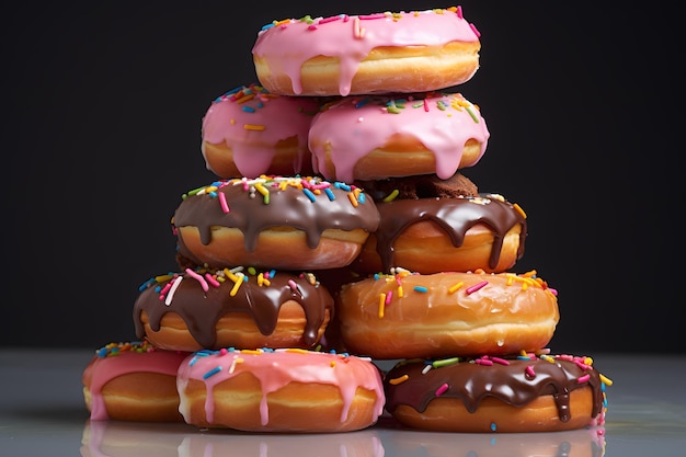 Glazed Donut Stack