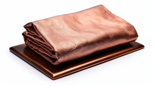 Gleaming Copper Rest on Transparent Background