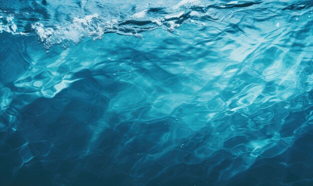 Glistening water surface offering a mesmerizing and peaceful aquatic backdrop Created with generative AI tools