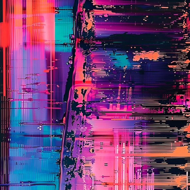 Glitch Art Textures Backgrounds