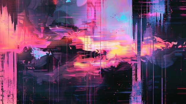 glitch art wallpaper