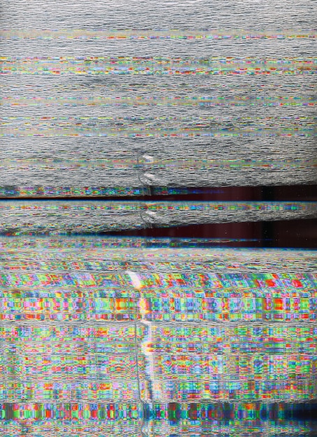 Photo glitch texture pixel noise static gray overlay