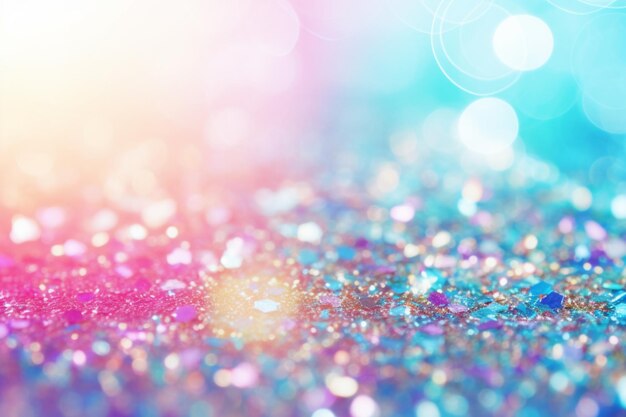 Glitter background and copy spac