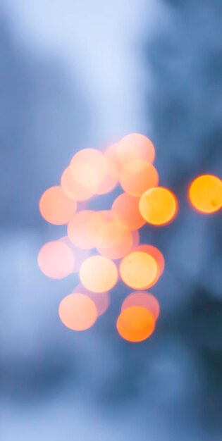 Photo glitter bokeh background defocused garland colorful lights