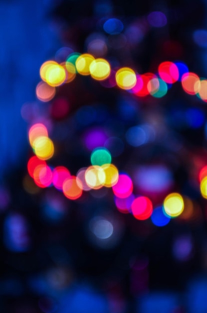 Glitter defocused lights background