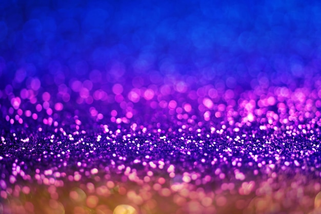 Glitter light abstract full color bokeh light background