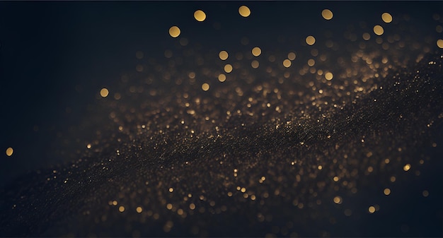 Glitter lights grunge background gold glitter defocused abstract Twinkly Lights Background