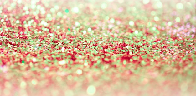 Glitter shine dots confetti. Abstract light blur blink sparkle defocus backgound.