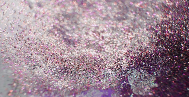 Glitter texture blur sequin background pink red