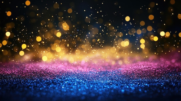 Photo glittering light shimmer celebration night background