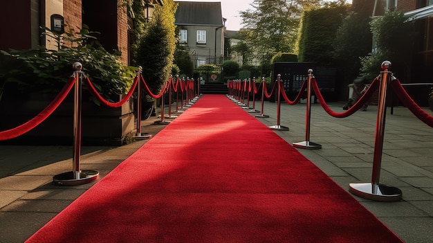 The Glitz and Glamour of the Red Carpet at an Awards Ceremony Generative AI