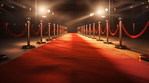 The Glitz and Glamour of the Red Carpet at an Awards Ceremony Generative AI