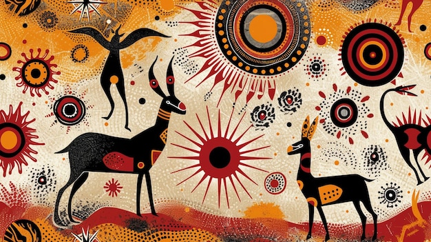 Global Aboriginal Rock Art Ancient Indigenous Paintings and Engravings from Australia Africa