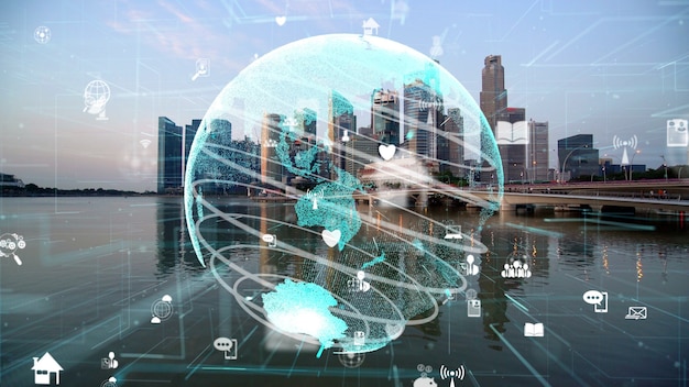 Global connection and the internet network modernization in smart city