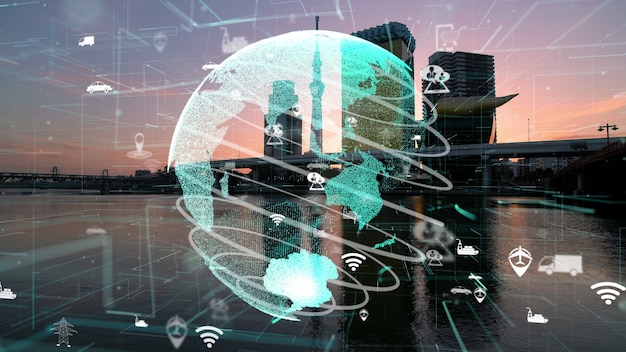 Global connection and the internet network modernization in smart city