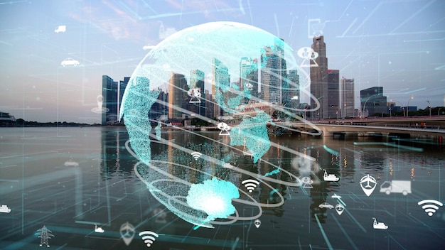 Global connection and the internet network modernization in smart city