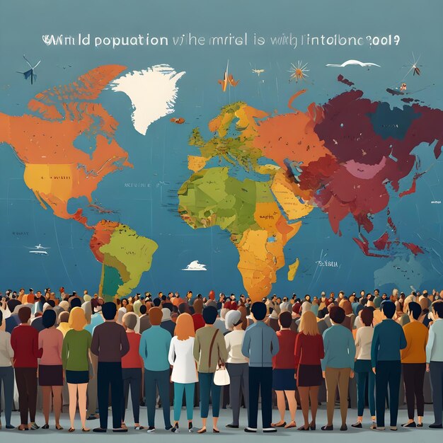 Photo global diversity on world population day