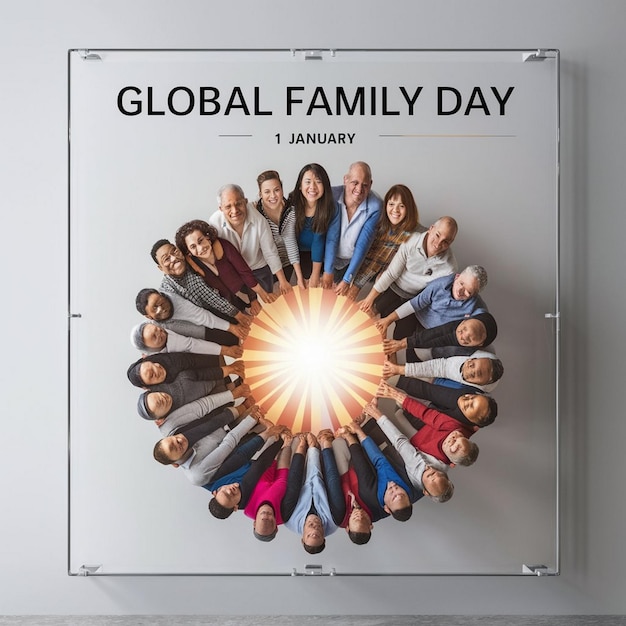 Photo global family day design