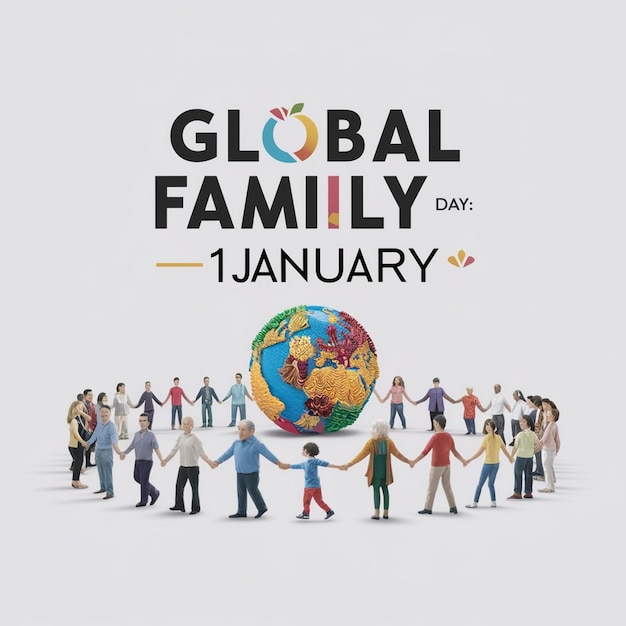 Photo global family day design