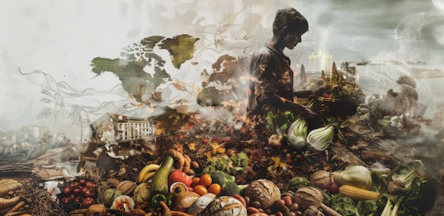 Photo global hunger portrayed a visual call for advocacy and solutions