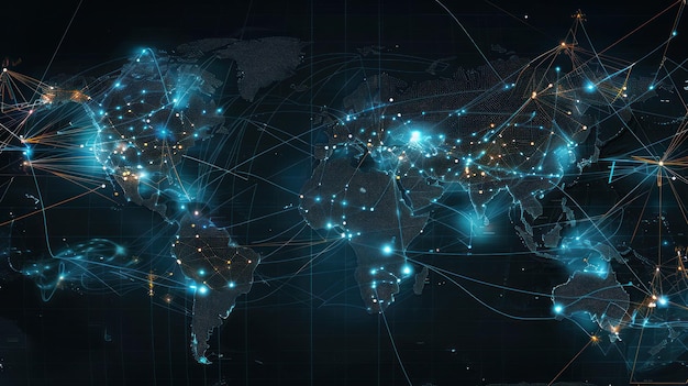 Photo global network connections