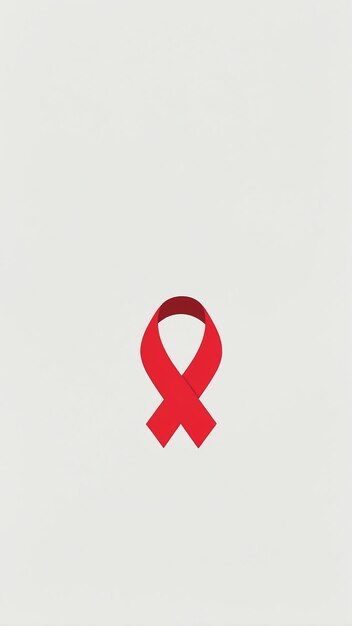 Photo global support for world aids day art