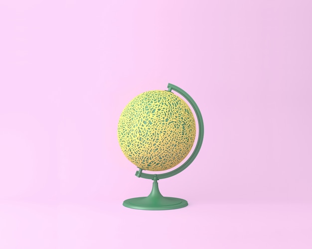 Photo globe sphere orb cantaloupe concepts 