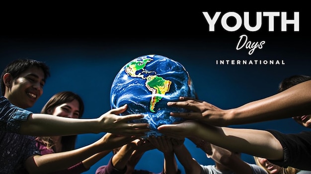 Globe Touching Celebration for International Youth Day