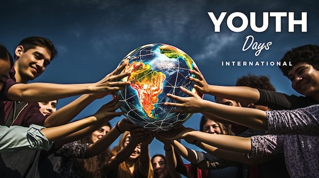 Globe Touching Celebration for International Youth Day