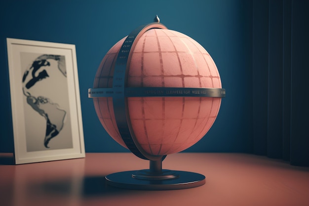 Photo a globe