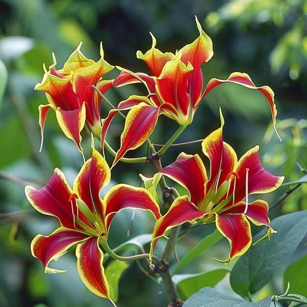 Gloriosa flower