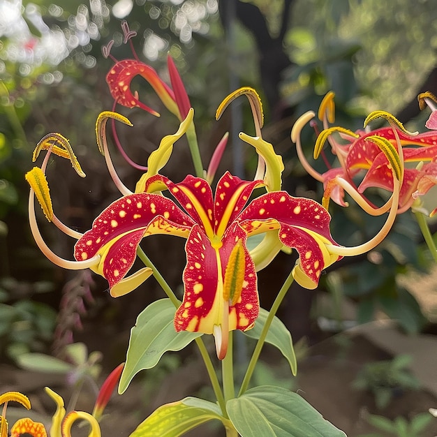 Gloriosa flower