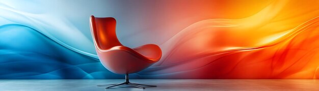 Glossy Abstract Digital Art with Home Office Desk concept as A photo depicting a home office desk wi