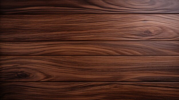 Photo glossy dark brown wood background