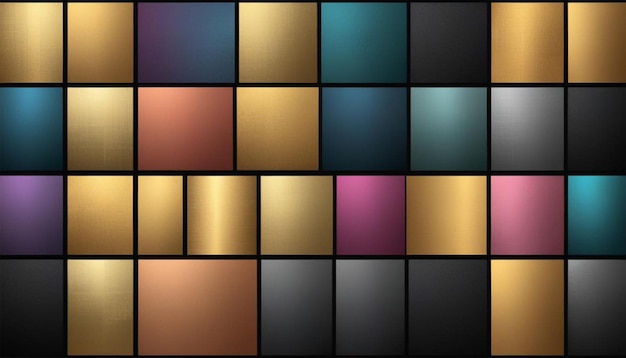 Photo glossy gold bar gradient design on dark background